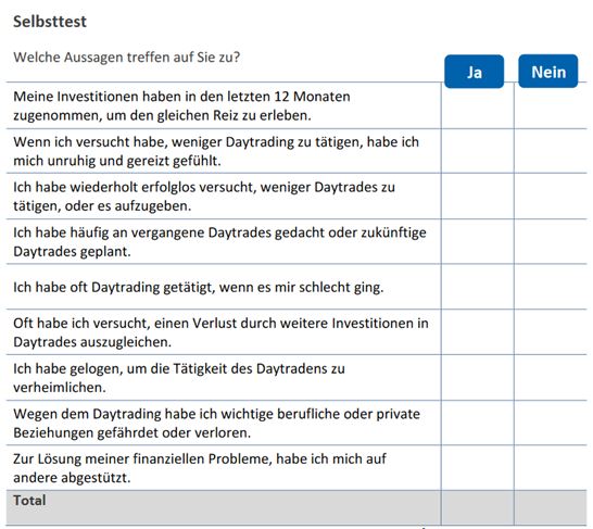 Selbsttest Selbsttest